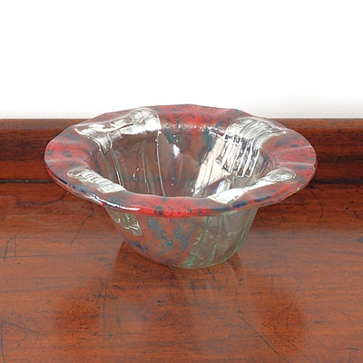 Peter Crisp (1959-) Art Glass Bowl