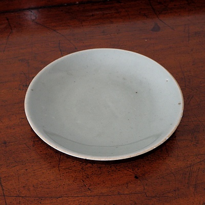 Antique Chinese Caledon Glazed Dish