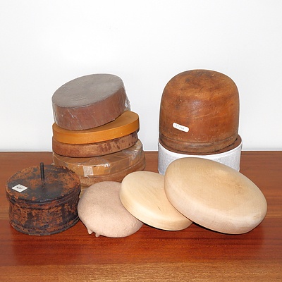 Quantity Various Wooden Hat Block Forms