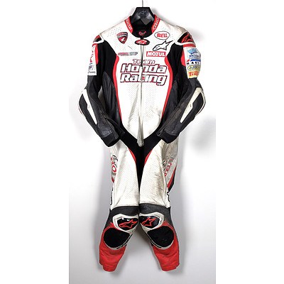 Honda Professional Motorcycle Racing Suit