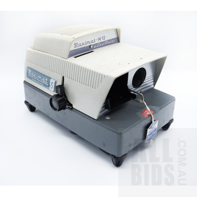 VintageBraun Paximat S Slide Projector with Original Carry Case