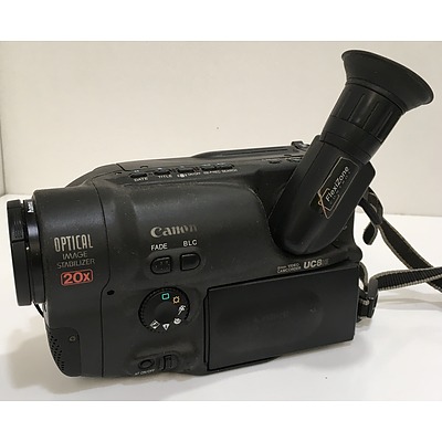 Canon UC8HiE Video Recorder With Accessories And Carry Case