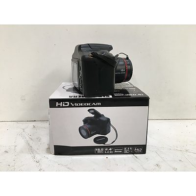 HD Camera and Assorted Other Photography Items