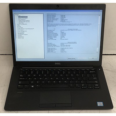 Dell Latitude 7480 Core i5 (7200U) 2.50GHz CPU 14-Inch Laptop