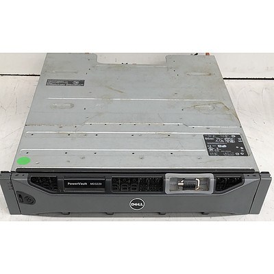 Dell PowerVault MD3220 24 Bay Hard Drive Array w/ 7.2TB of Total Storage