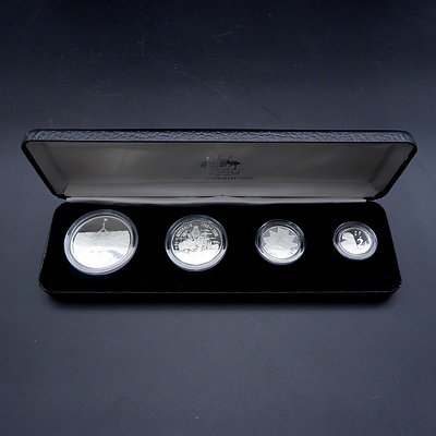 RAM 1988 Masterpeices in Silver (.925) Four Coin Proof Set