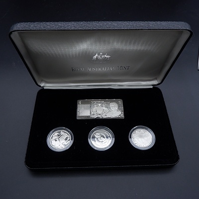 RAM 1990 Masterpeices in Silver, The Silver Dollars Proof Set