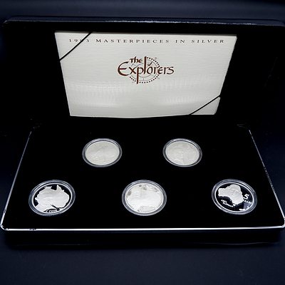 RAM 1993 Masterpeices in Silver,The Explorers Proof Set