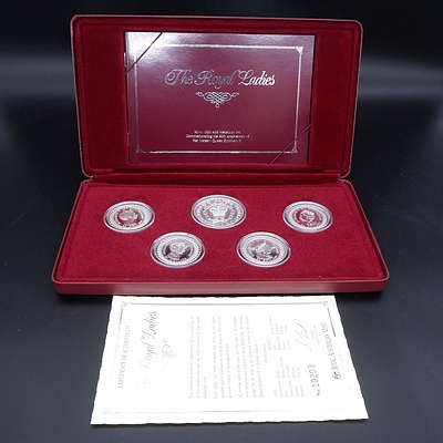 RAM 1992 The Royal Ladies Silver Coin and Medallion Proof Set, Commemorating the 40th Anniversary of Her majesty Queen Elizabeth II, No10203