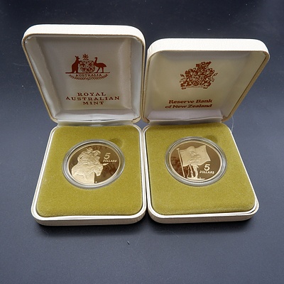 ANZAC 75th Anniversary Commemorative $5 Coin Set