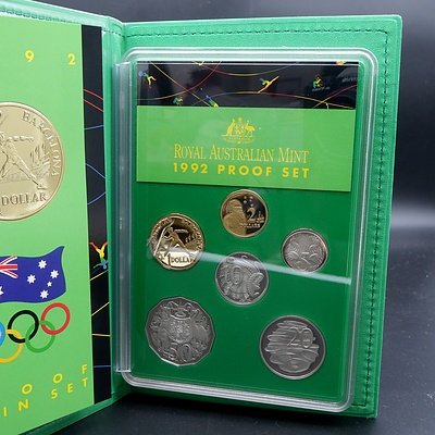 RAM 1991 Proof Coin Set, Barcelonia Olympics, Featuring New $1 Olympic Games Coin