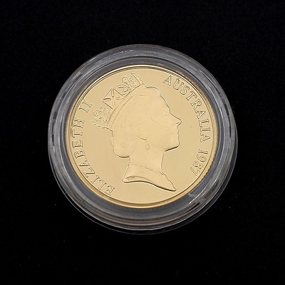 RAM 1987 22ct Gold $200 Arthur Phillip Proof Coin