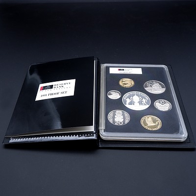 New Zealand 1991 Proof Coin Set