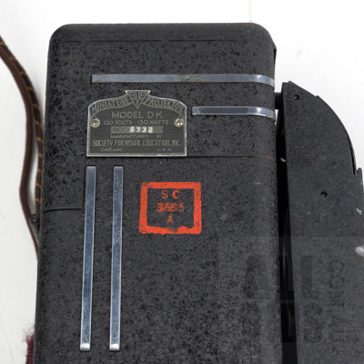 Antique Picturola Mini Projector in Original Travel Case