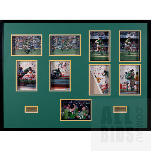 Framed and Signed Tribute to Mal Meninga and the 1994 Grand Final