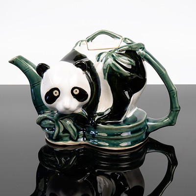 Unusual Panda Bear Porcelain Teapot