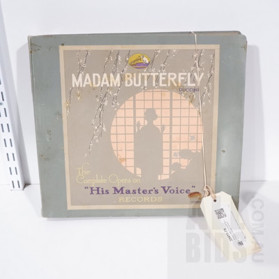 Vintage HMV Complete Set of Puccini's Madam Butterfly