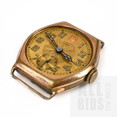Vintage Swiss Handley Rolled Gold Wristwatch