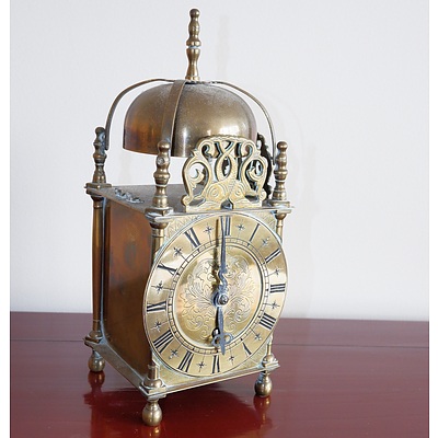 Great Britain Smiths Seven Jewel Brass Mantle Clock