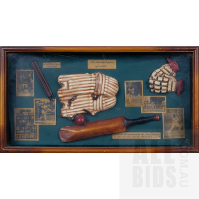 The Beautiful Game of Cricket Shadow Box Presentation