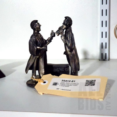 Pewter Statue of Legal Professions from the Evergreen Studio Collection made in Great Britain