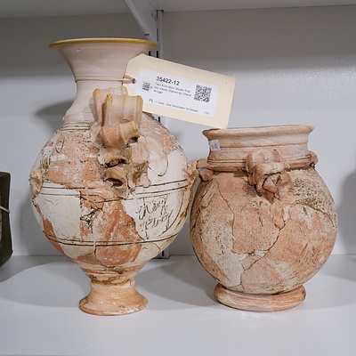 Two Australian Studio Pottery Vases Signed by Cheryl Kruger