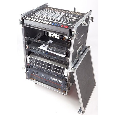 Professional PA System Equipment in Road Case