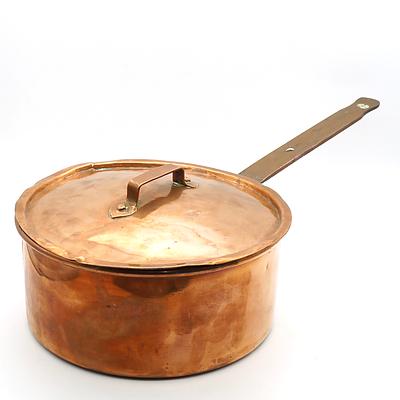 Antique GFF Copper Sauce Pan