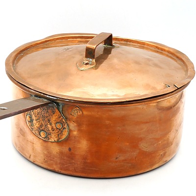 Antique GFF Copper Sauce Pan