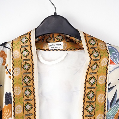 Japanese Kanebo Silk Kimono Jacket