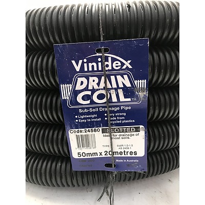 Vinidex Sub-Soil Drainage Pipe - 20M