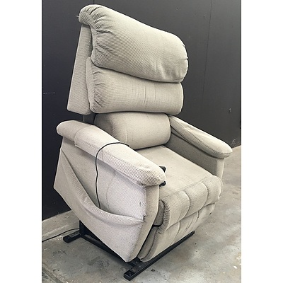 Recliner Fabric Chairs - Lot Of 2