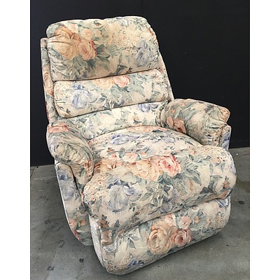 Recliner Fabric Chairs - Lot Of 2