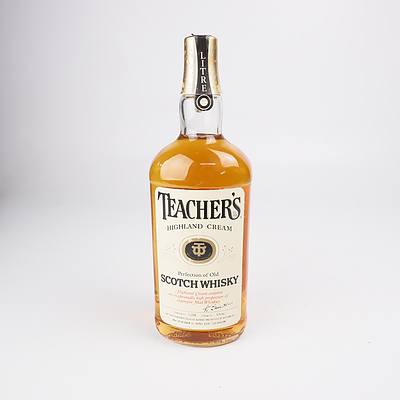 Teacher's highland Cream Scotch Whiskey - One Litre