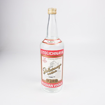 Stolichnaya Russian Vodka - One Litre