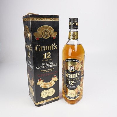 Grants 12 Year Old Blended Scotch Whiskey - 750ml in Presentation Box