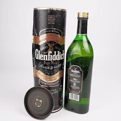 Glenfiddich Special Reserve Single Malt Scotch Whiskey - One Litre in Presentation Canister
