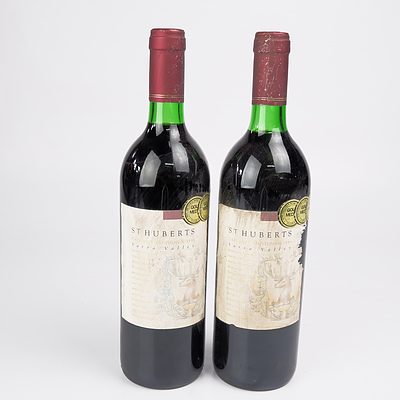 St Huberts Yarra Valley 1995 Cabernet Sauvignon - Lot of Two Bottles (2)