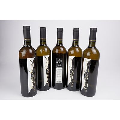 Louis Laval Hunter Valley 2002 Chardonnay - Lot of Five Bottles (5)