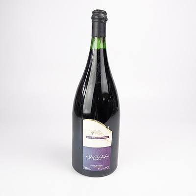 Two 1.5 Litre red Wines - Reg drayton 2001 cabernet Shiraz and Charles Sturt 1995 Cabernet Merlot (2)