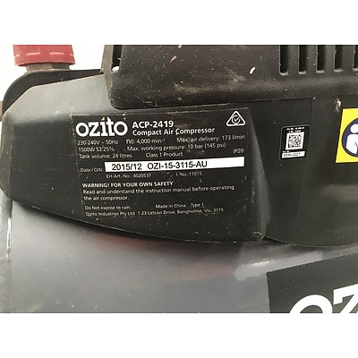 Ozito 24L Air Compressor