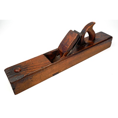 Large Antique Timber Cased Woodworking Plane