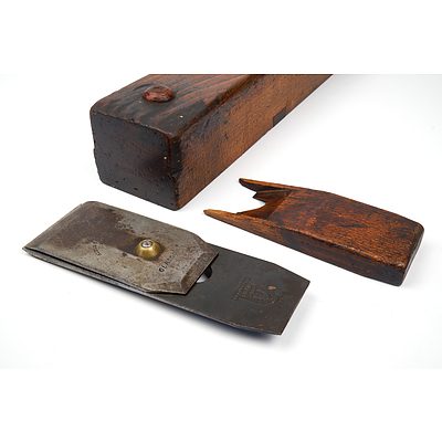 Large Antique Timber Cased Woodworking Plane