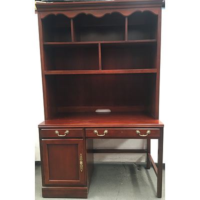 Drexel Heritage Writing Desk And Hutch
