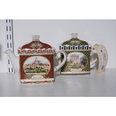 Sadler Blarney and Windsor Castles Teapots