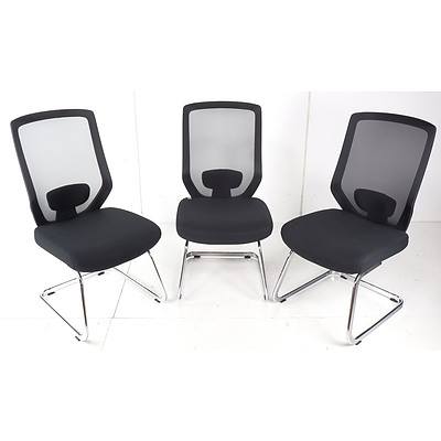 Three Contemporary Office/Reception Chairs - Brand New