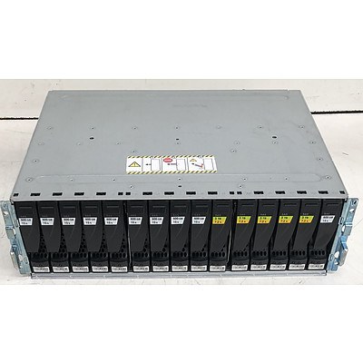 EMC (KTN-STL3) 15 Bay Fibre Interface Hard Drive Array w/ 21.00TB of Total Storage
