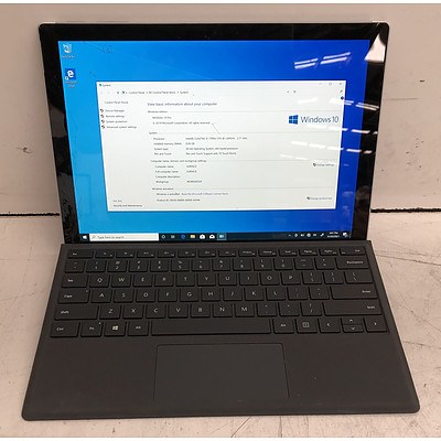 Microsoft Surface (1796) Pro 12-Inch 128GB Core i5 (7300U) 2.60GHz CPU 2-in-1 Detachable Laptop
