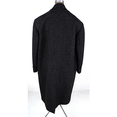 Two Vintage Men's Woolen Full Length Coats