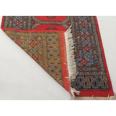 Persian Style Tribal Hand Knotted Wool Runner
